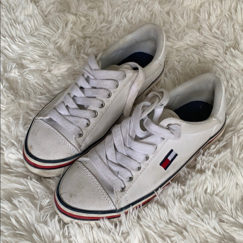 White Tommy Hilfiger shoes